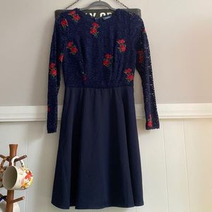 ModCloth mini dress size 6 with floral detail